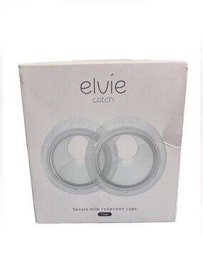 Elvie Catch Secure Milk Collection Cups – 2 Pack BNIB